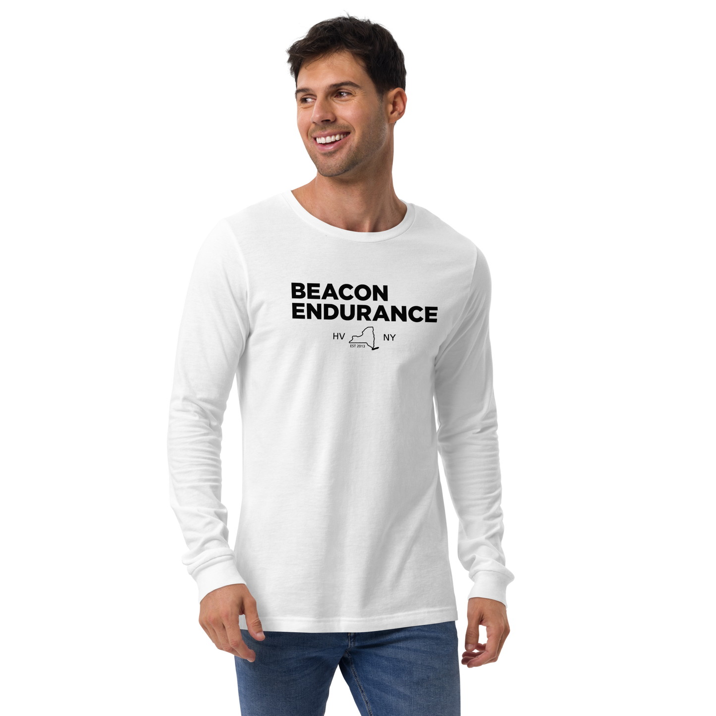BE Map Long Sleeve Tee / Unisex (Multiple Colors/Black Logo)