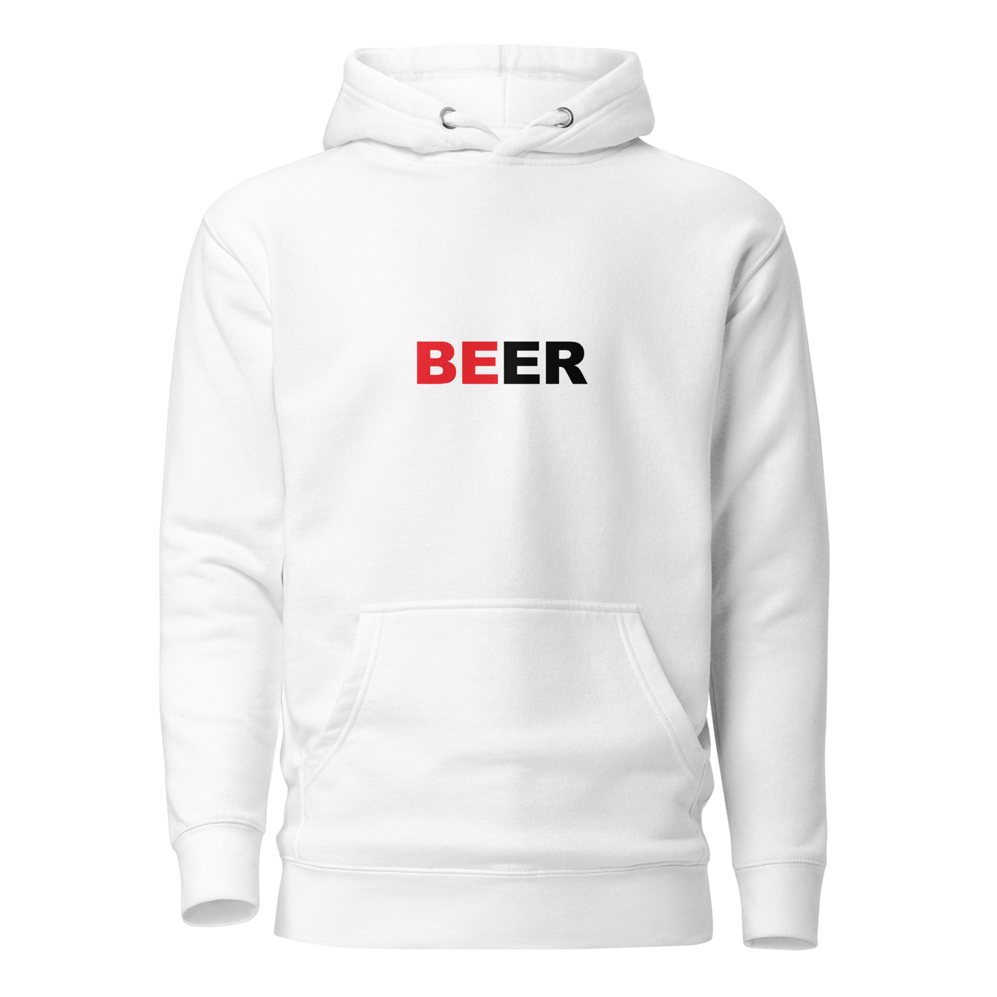 Beer Hoodie (Unisex, White)
