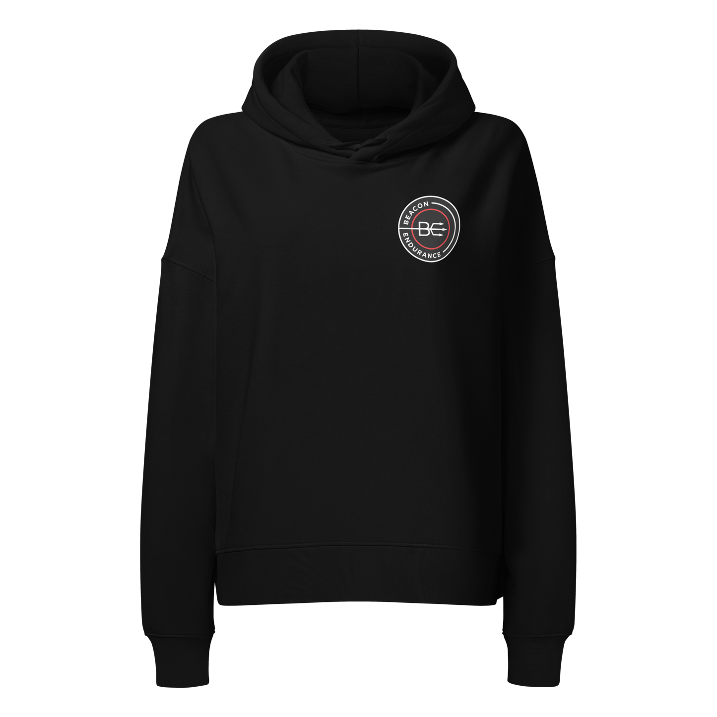 BE Organic Cotton Mid-Weight Hoodie (Women's, Black/Navy)