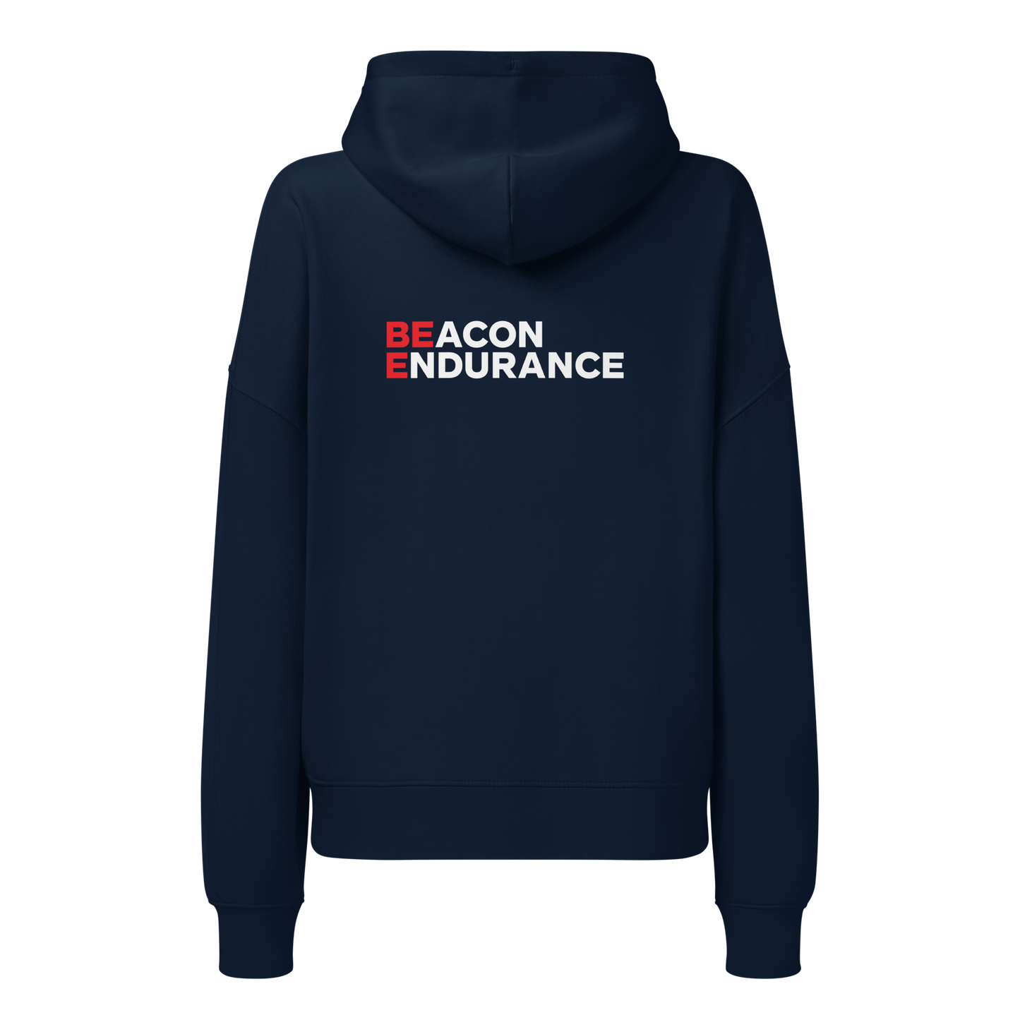 BE Organic Cotton Mid-Weight Hoodie (Women's, Black/Navy)