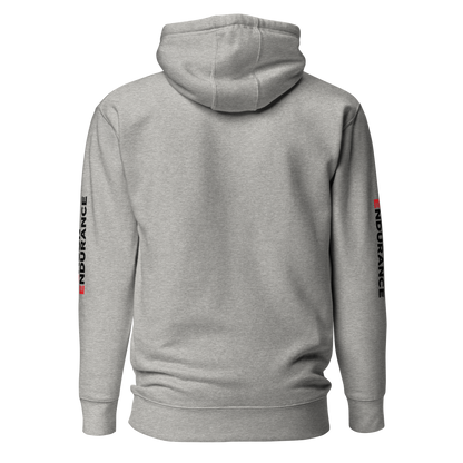 BE Hoodie / Sleeve Logo (Unisex, White/Bone/Grey)