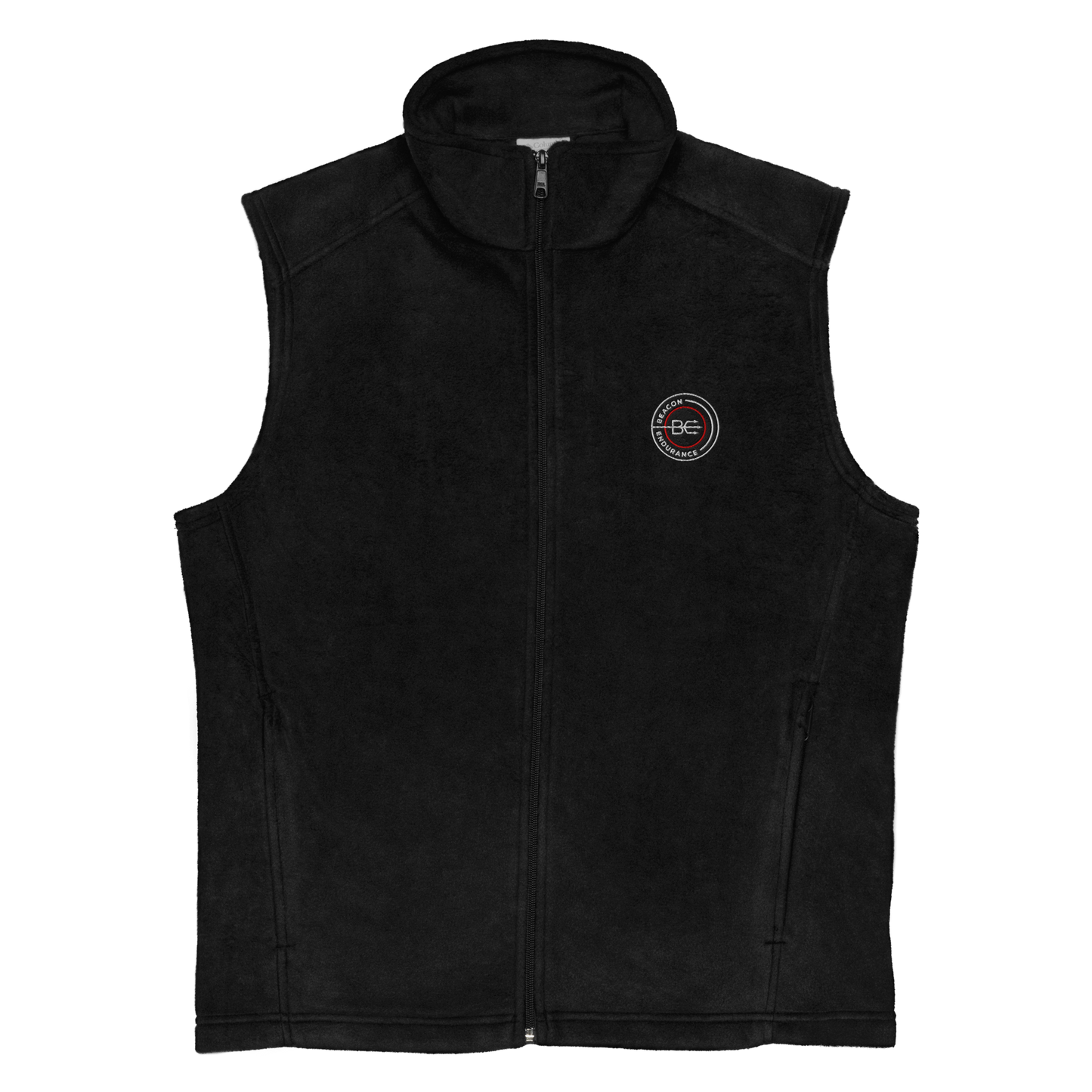 BE Columbia Fleece Vest (Men's, Black/Grey)