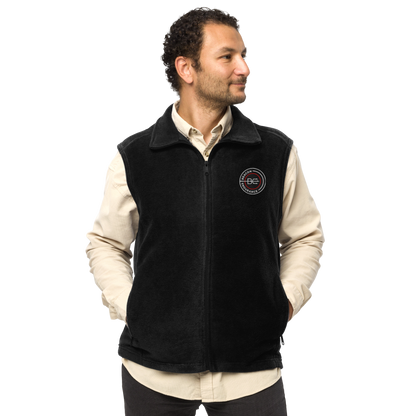BE Columbia Fleece Vest (Men's, Black/Grey)