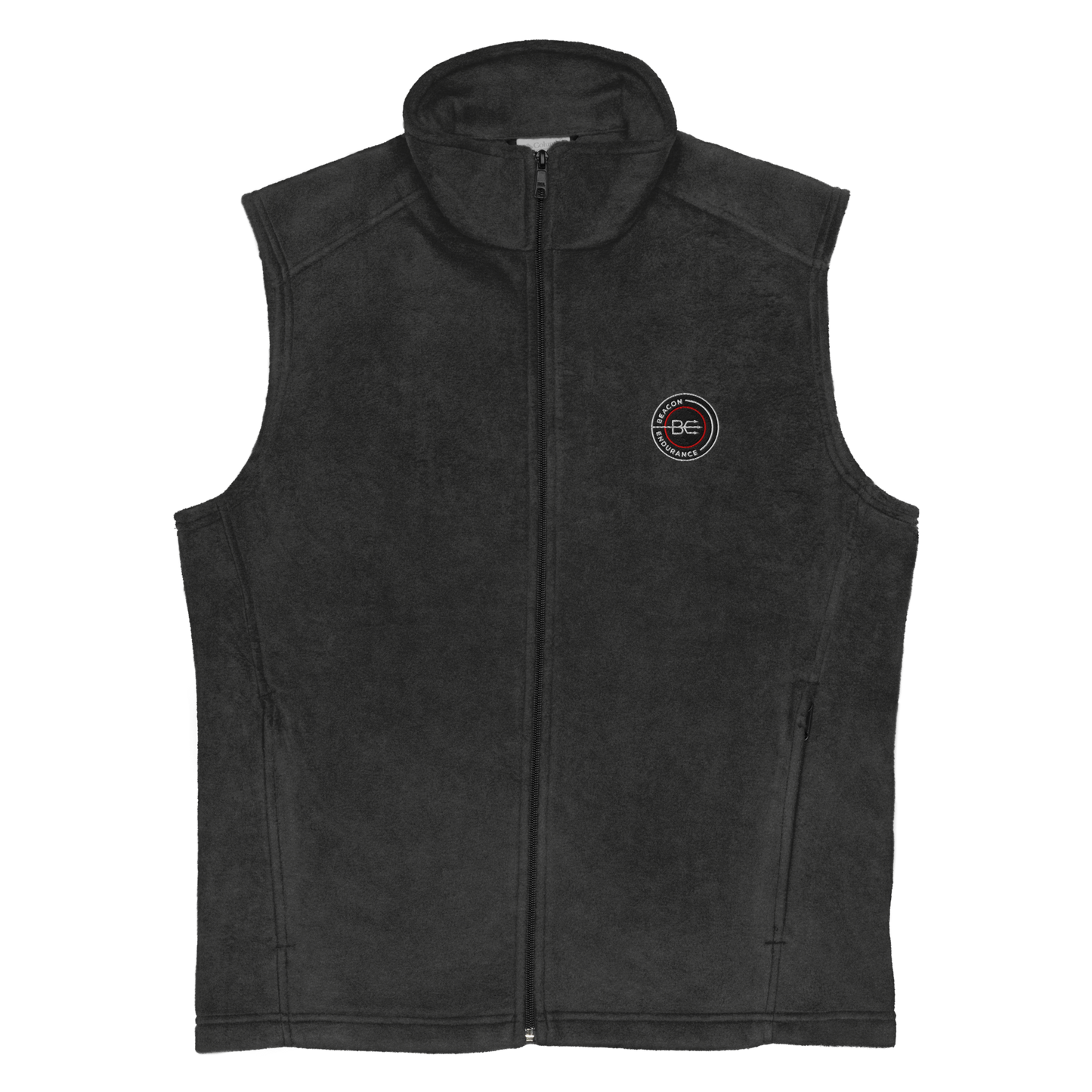 BE Columbia Fleece Vest (Men's, Black/Grey)
