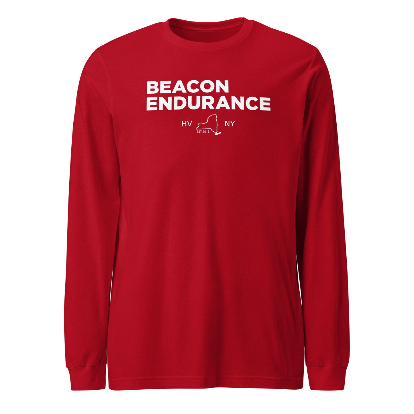 BE Map Long Sleeve Tee / Unisex (Multiple Colors/White Logo)