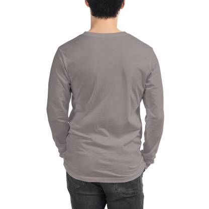 BE Map Long Sleeve Tee / Unisex (Multiple Colors/White Logo)