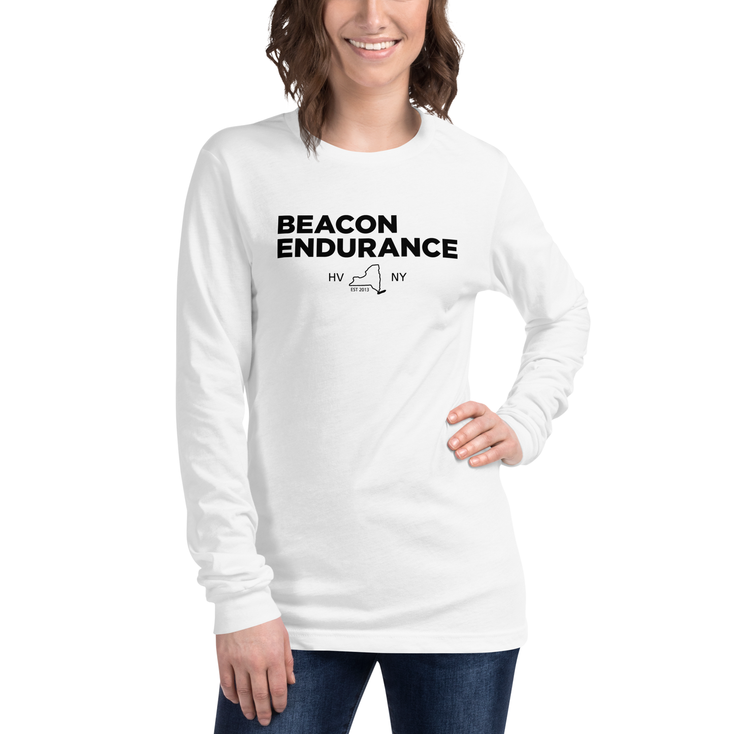 BE Map Long Sleeve Tee / Unisex (Multiple Colors/Black Logo)