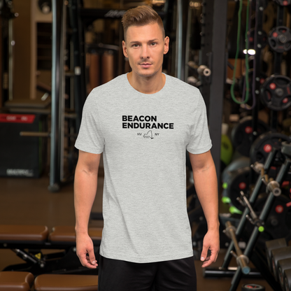 BE Map Short Sleeve Tee (Unisex, White/Vintage White/Grey