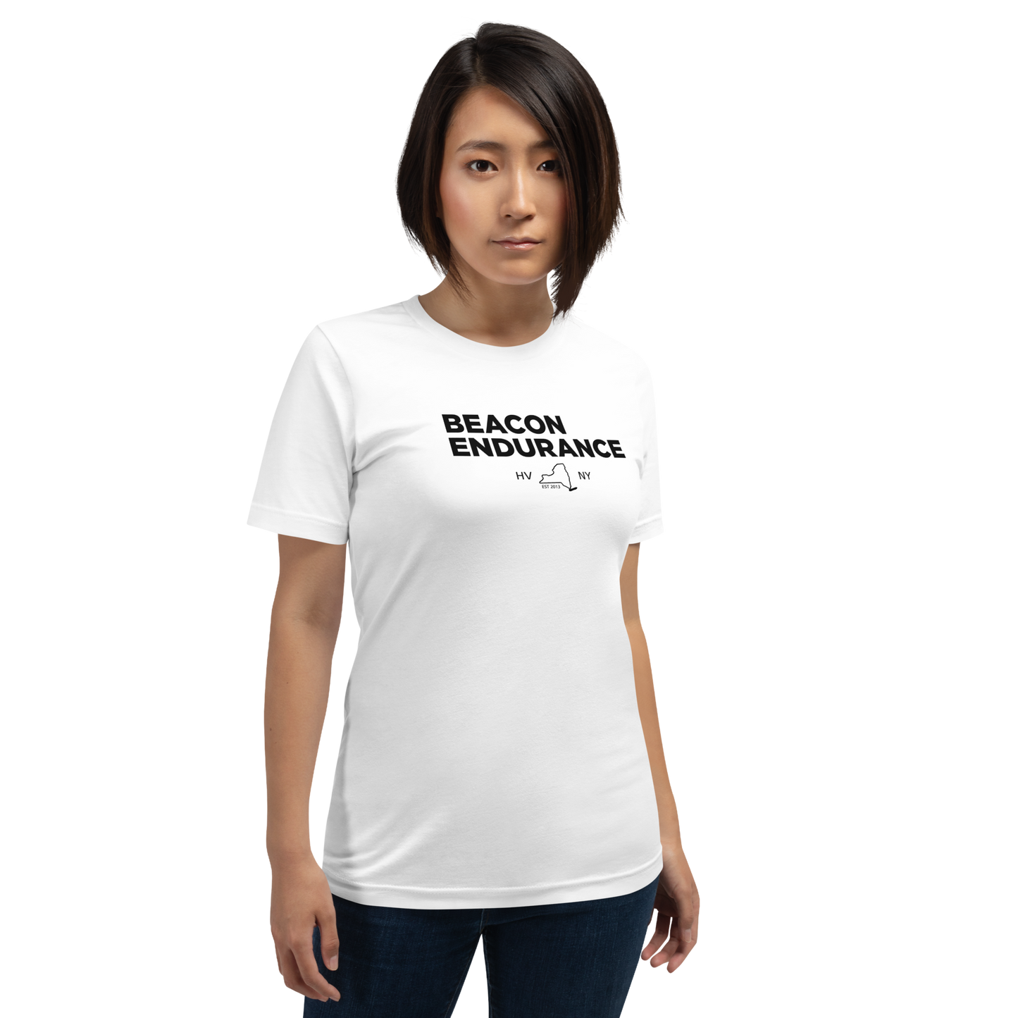 BE Map Short Sleeve Tee (Unisex, White/Vintage White/Grey