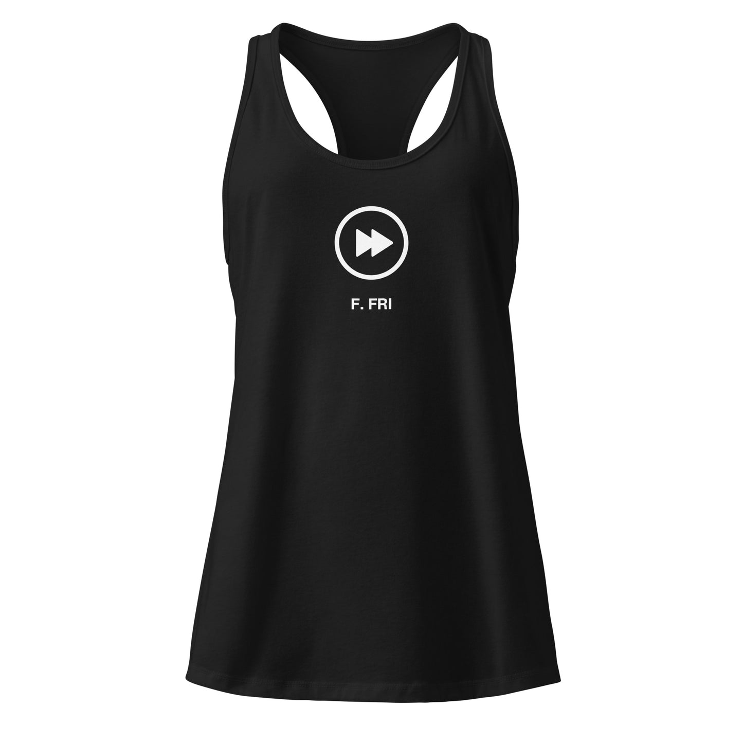 Fast Friday Women's Race Back Tank (Black)