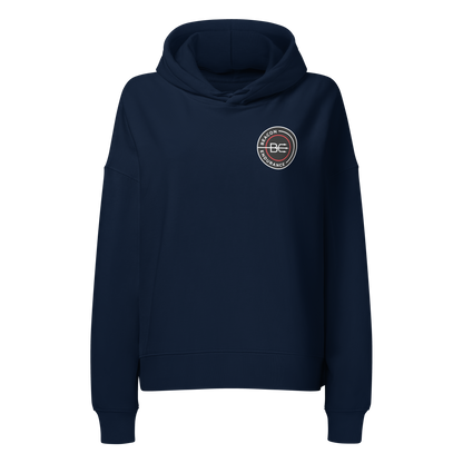 BE Organic Cotton Mid-Weight Hoodie (Women's, Black/Navy)